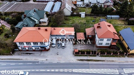 Obiekt handlowy z domem przy trasie | parking