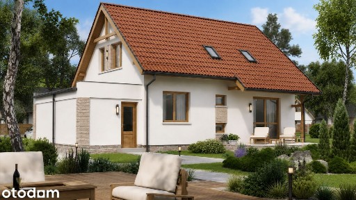 Dom wolnostojący 131,80 m² | działka 845 m² | Kokorzyce | 5 pokoi