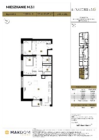 3-pokojowe mieszkanie 69m2 + balkon Bezpośrednio