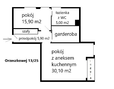 Fantastyczne mieszkanie 61m2, 2 pokoje