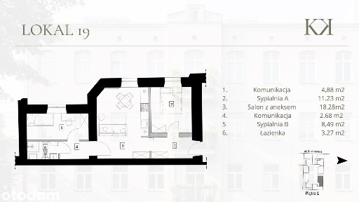 KAMIONEK | MIESZKANIE W REWITALIZOWANEJ KAMIENICY | PARK SKARYSZEWSKI