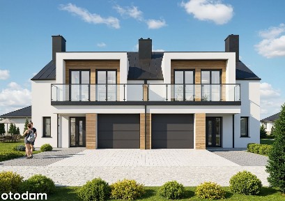 Nowy dom 124,73 m² z garażem i dużą działką | Boduszyn