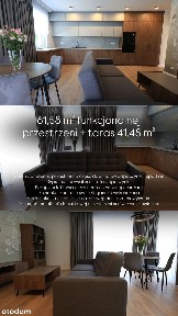 Kalisz - Tarasy Bernardyńskie - wysoki standard 62m2 + taras 42m2