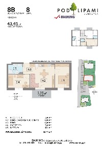 43 m2 - Apartament Dobrzyca, ul. Krotoszyńska -WŁASNY PARKING, CENTRUM