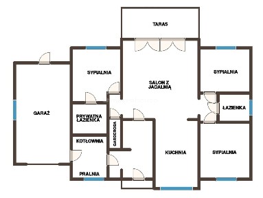 Dom 127 m² - Taras - Las - Fotowoltaika