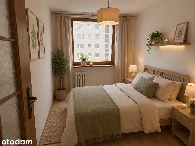 Przytulne 37m², 2 pokoje, 4. piętro z windą