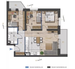 OKAZJA ! 73m2 w NOWYM BLOKU | 4 pokoje