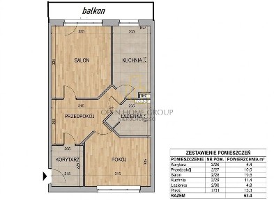 Dwustronne mieszkanie z potencjałem+balkon