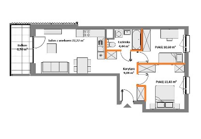 3 pokoje | Wygodny układ | 59 m² | Spokojna, zielona okolica | 0% PROW