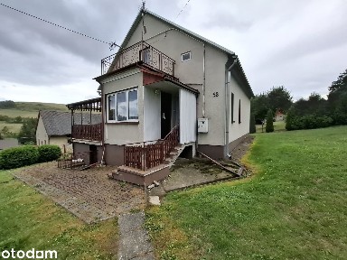 Dom z dużą działką i budynkiem gospodarczym - Mchawa, Bieszczady