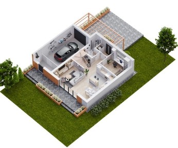 TWÓJ NOWY DOM WŚRÓD ZIELENI - 130m2, garaż, ogród, pompa ciepła
