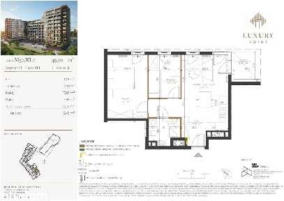 3-pokojowe mieszkanie 49m2 + balkon Bez Prowizji