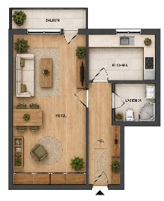 ul. Graniczna, Katowice | 36m2 | do odświeżenia