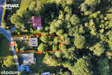 Dom na działce 1227 m² Jaworze centrum