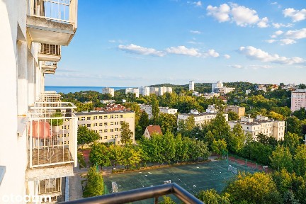 Morze na horyzoncie. Gdynia, 3 pokoje, 55 m², widok na morze