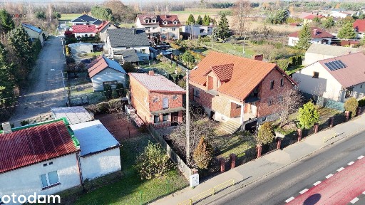 Dom w budowie z budynkiem komercyjnym - Mikorzyn