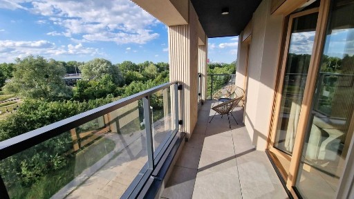 Apartament 2pok, balkon, garaż, fitness, 500m plaża, od 1.9 do 30.6
