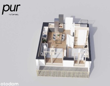 2 pokoje 36,19 m², balkon 9,33 m², 2 piętro, Odbiór 12/2026