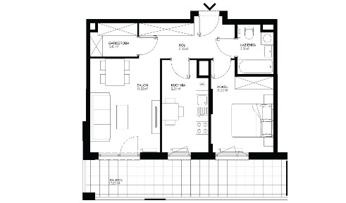 Piękne GOTOWE mieszkanie 2/3 pokojowe z GARDEROBĄ i BALKONEM aż 17m2!