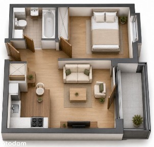 2 pokoje | 5. piętro | loggia | ostatnie w promocji!