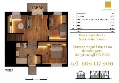 Nowy energooszczędny apartament z ogrodem