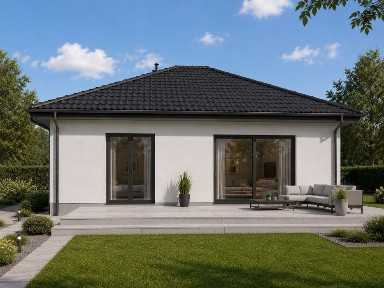 Sprzedam nowy dom Posada, ul. Długosza ( Olesin), powierzchnia zabudowy 78m2, 2 sypialnie + salon z aneksem kuchennym