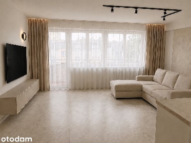 3 pokojowe mieszkanie pachnące nowością z balkonem o dł. 6 m