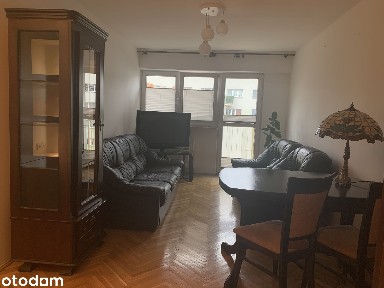 3 pokoje | 48,52 m² | Metro Słodowiec | Balkon