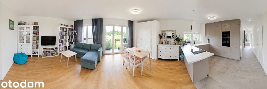 135,85 m² wygody | 5 pokoi | ogródek | 4 balkony | 2 miejsca | Radość
