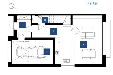 Sprzedam połowę Bliźniaka, Kobyłka, 133 m2, segment Premium, 70 m2 ogródka