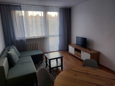 komfortowe mieszkanie 2 pokoje, blok, NOWE MEBLE i AGD, ul. Bolesława Chrobrego 14 os.Zachód