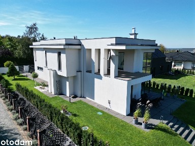NOWOCZESNY DOM LK801 NA WIDOKOWEJ DZIAŁCE 11 ARÓW