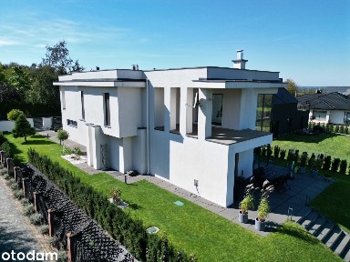 NOWOCZESNY DOM LK801 NA WIDOKOWEJ DZIAŁCE 11 ARÓW