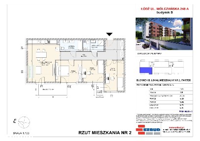 Wólczańska 248A | mieszkanie 4-pok. | B2