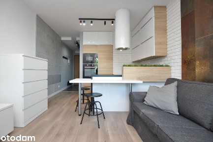 Loft - stylowa kawalerka z balkonem koło Magnolii, od 1 lipca