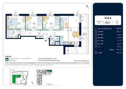 4 pokoje 73m2 > duży narożny TARAS 16m2