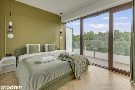 Stylowe mieszkanie z balkonem w Gdańsku Bulvar Apartments
