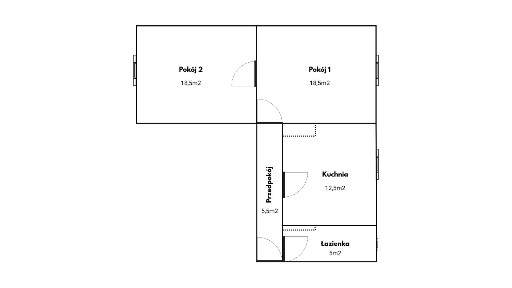 60 m² | 2 duże pokoje | kamienica z cegły | ogrzewanie miejskie