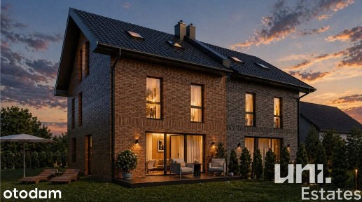 Bliźniak|6 pokoi | 121m2 | ogród 286 m² | Janowice