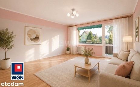 2 Pokoje/oddzielna kuchnia/ PIWNICA/parking/1 PIĘTRO/ Duży balkon!