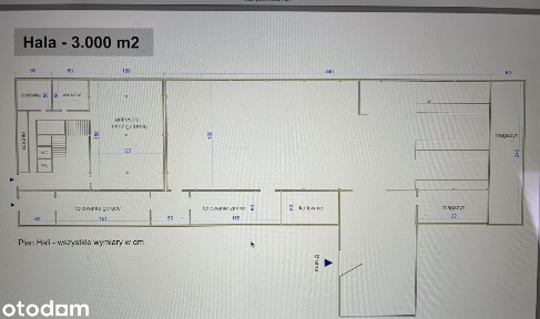 HALA produkcyjno-magazynowa koło Portu w Gdańsku Cedry Wielkie 3000 m2