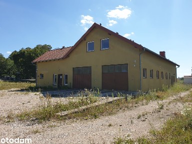 Hala/magazyn z częścią biurową i mieszkalną, 330 m², Piecki