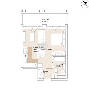 Duży Balkon Kameralny apartamentowiec