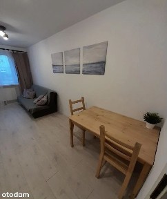 Umeblowana kawalerka z wydzieloną sypialnią + duża piwnica