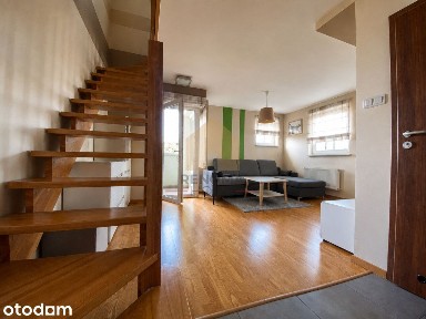3-pokoje-dwa poziomy na 57 m2| loggia i zieleń