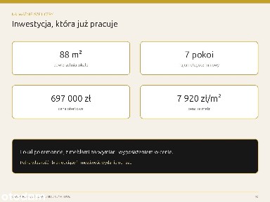 Gotowiec inwestycyjny | 7 pokoi | działający najem | ROI 9,04%