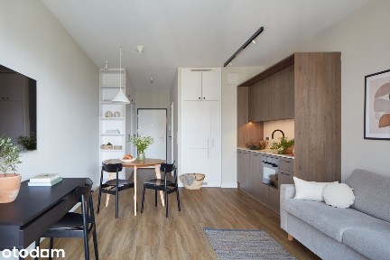 Przestronne studio, kawalerka|Metro Wilanowska|bez prowizji