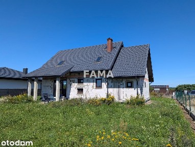 Dom. mkw, działka 1000 mkw, Lubanie, asfalt