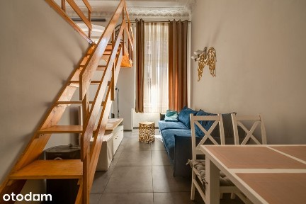 Centrum | 40 m² | 2 pok. + antresola | balkon