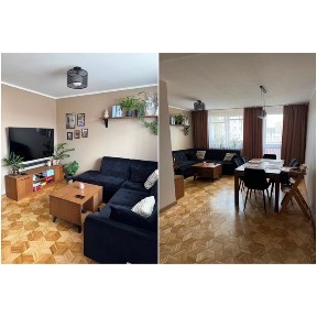 Przytulne mieszkanie z balkonem na 1. piętrze